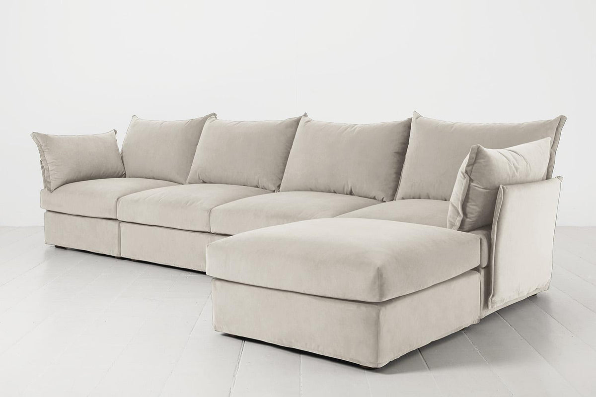Rechte Ecke für Viersitzer-Sofa Model 06