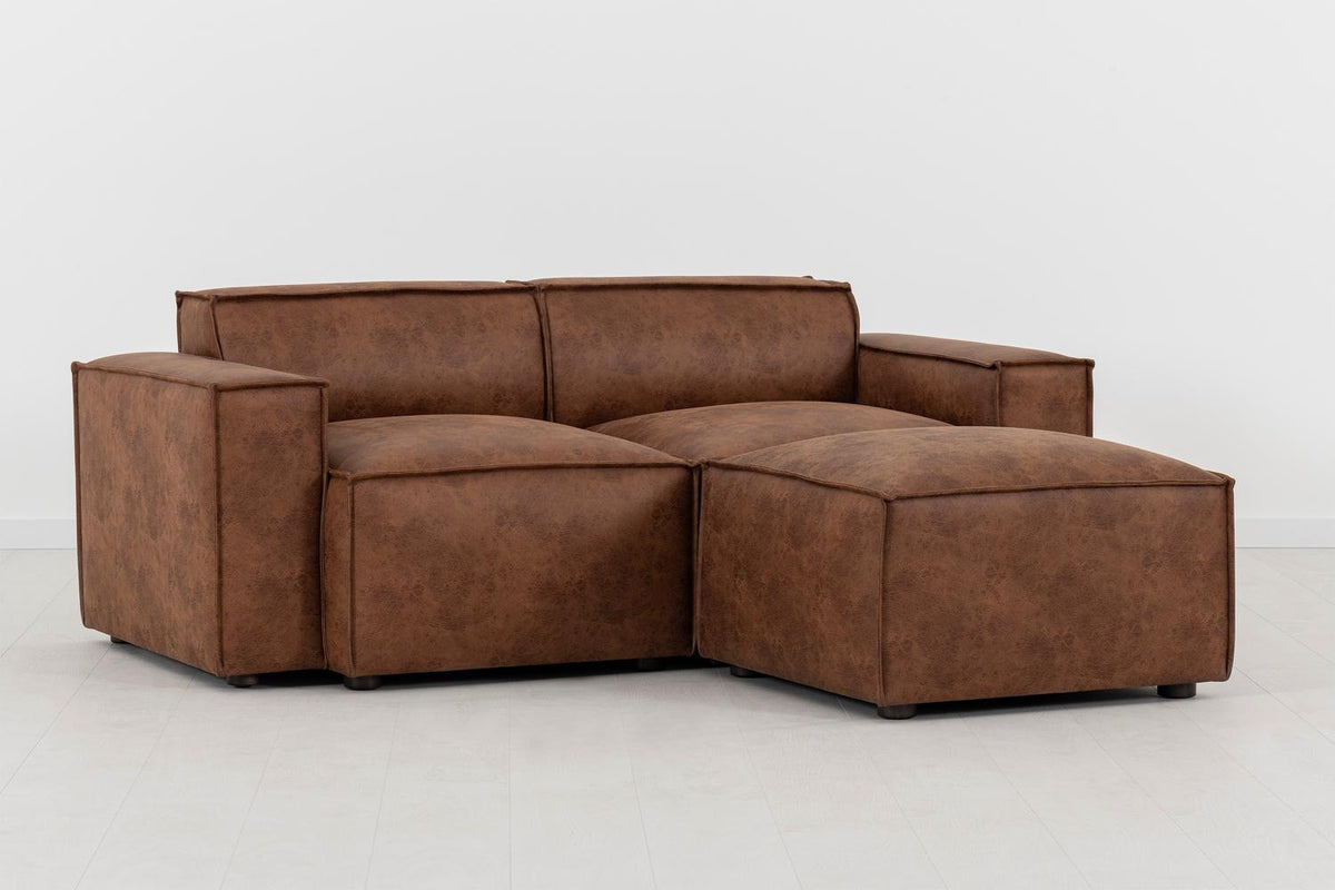 Zweisitzer-Sofa Model 03 mit Chaiselongue rechts