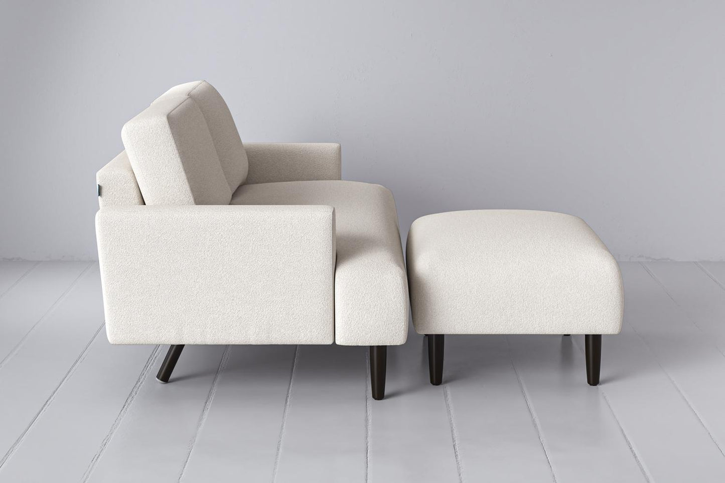 Zweisitzer-Sofa Model 05 mit Chaiselongue links