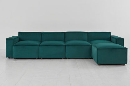 Viersitzer-Sofa Model 03 mit Chaiselongue rechts