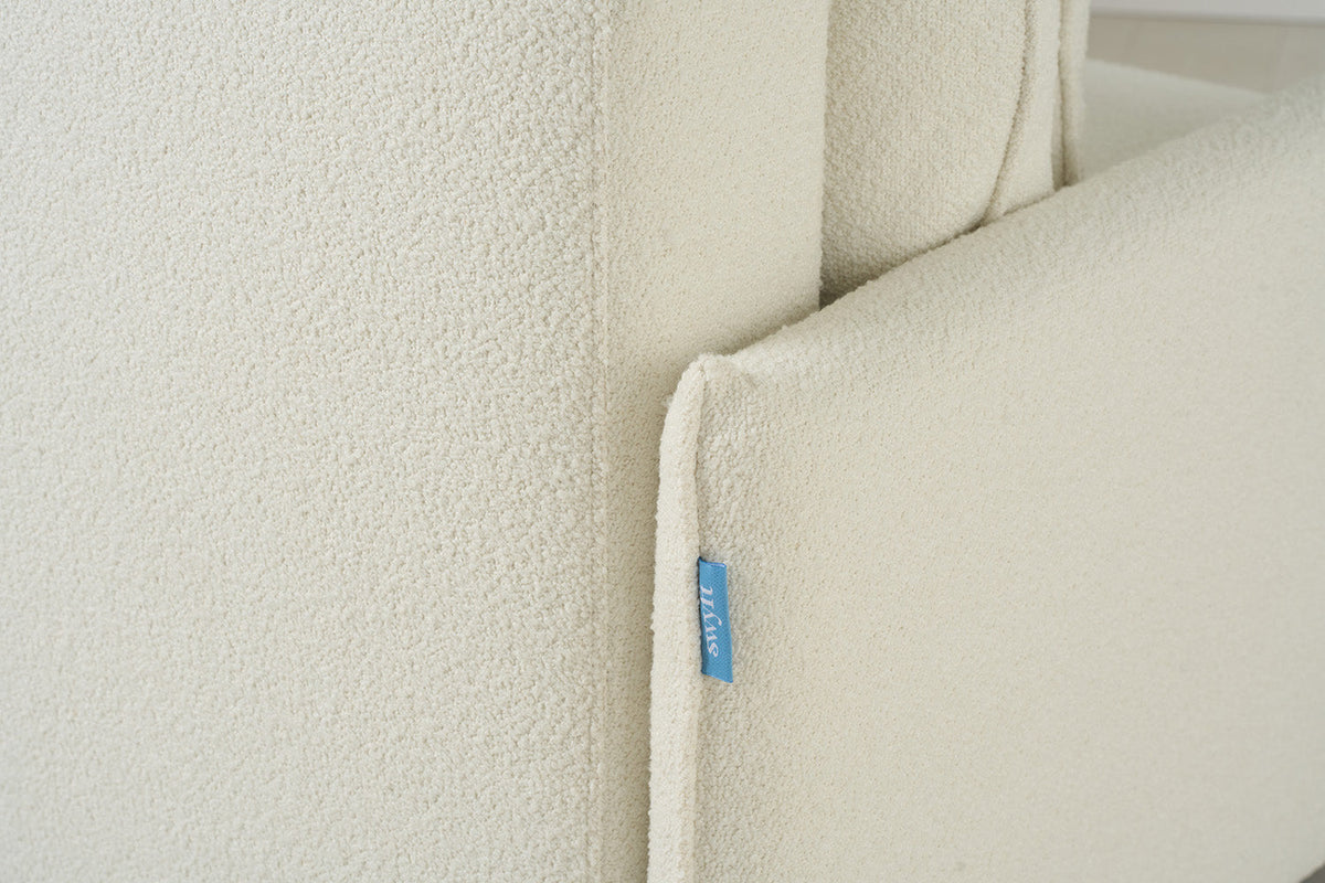 Dreisitzer-Sofa Model 12 mit Chaiselongue links