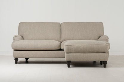 Dreisitzer-Schlafsofa Model 12 mit Chaiselongue rechts