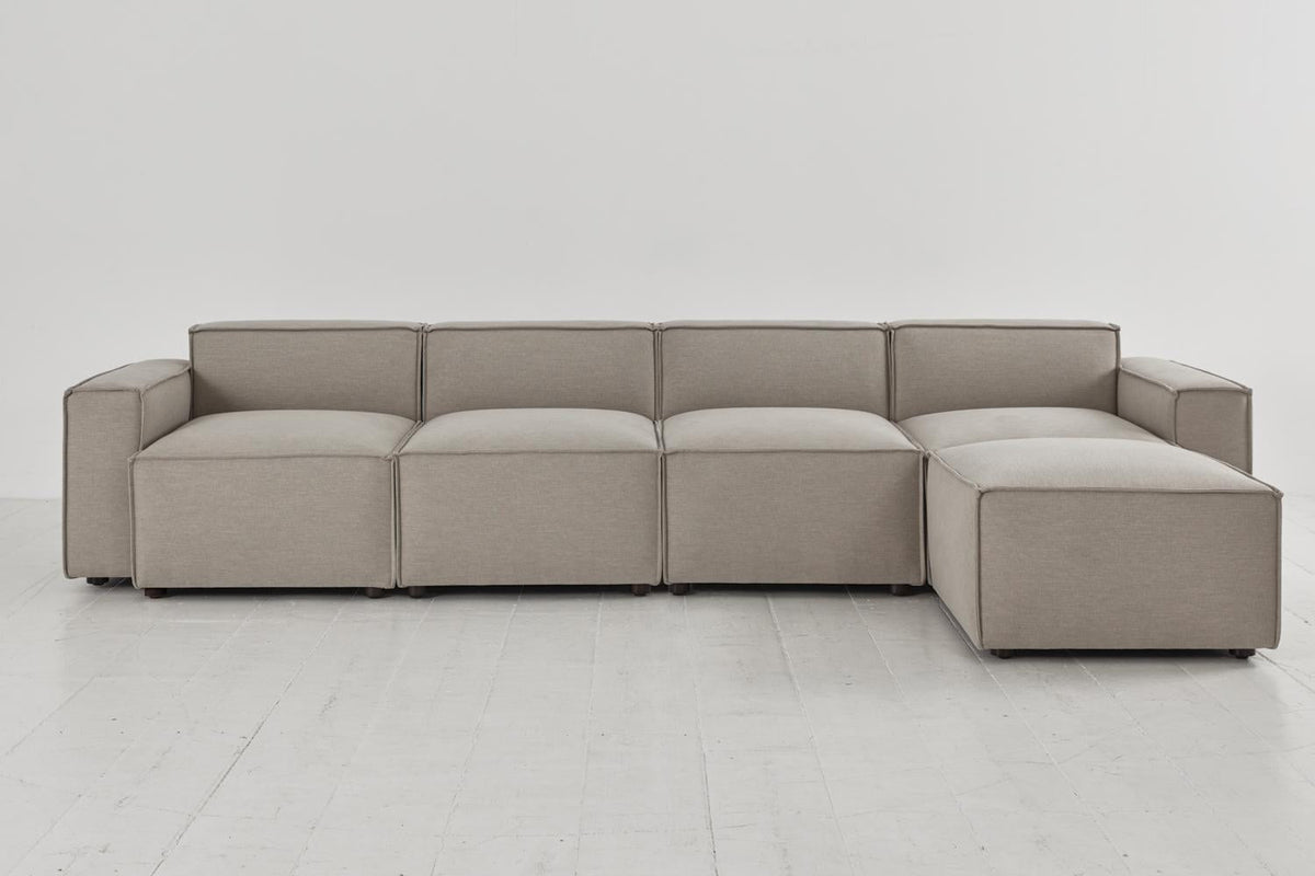 Viersitzer-Sofa Model 03 mit Chaiselongue rechts