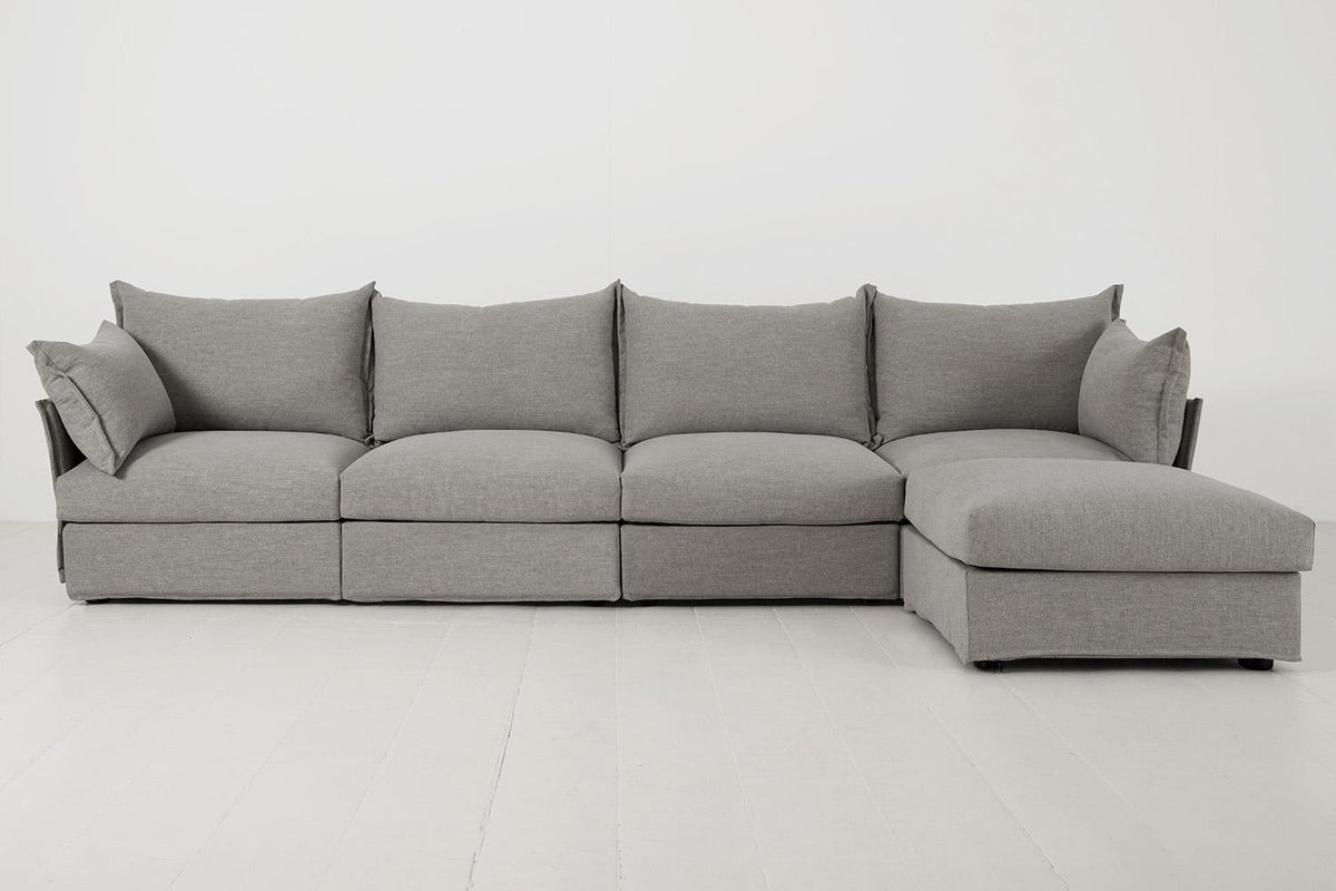Viersitzer-Sofa Model 06 mit Ecke links