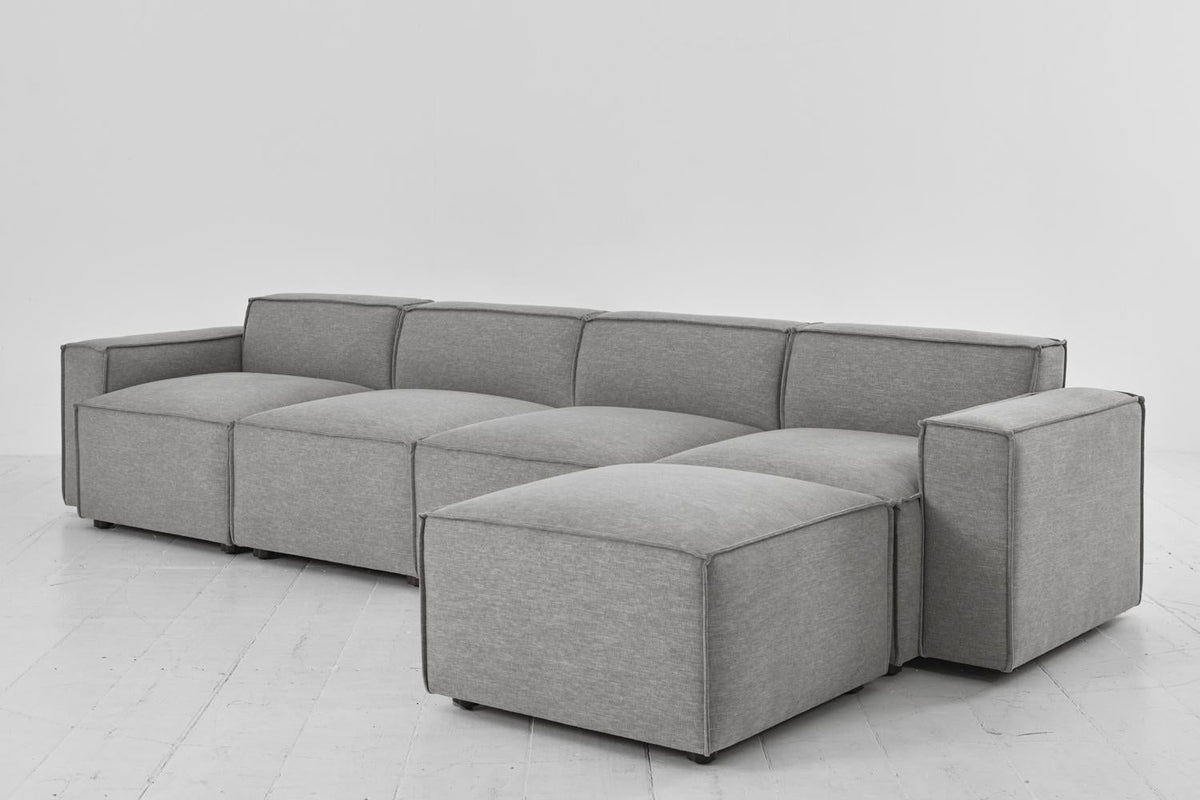 Viersitzer-Sofa Model 03 mit Chaiselongue rechts