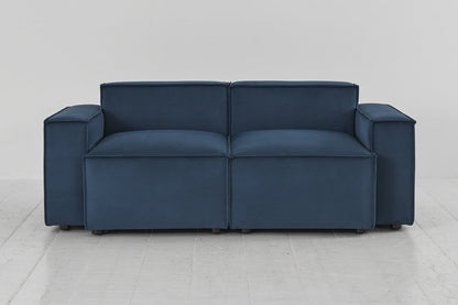 Teal image 1 - Model 03 2 seater in Teal Velvet Front View