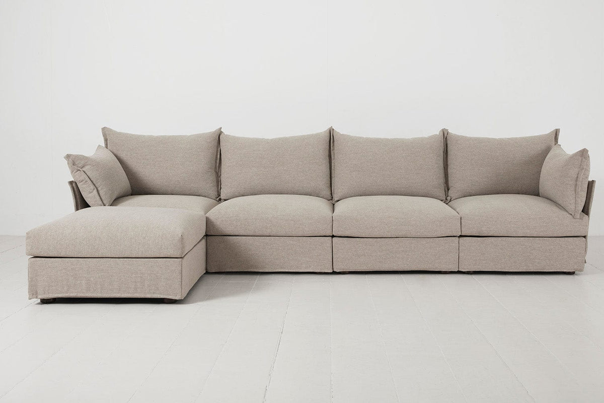 Viersitzer-Sofa Model 06 mit Ecke links