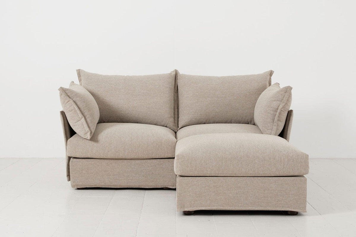 Zweisitzer-Ecksofa Model 06 mit Ecke rechts
