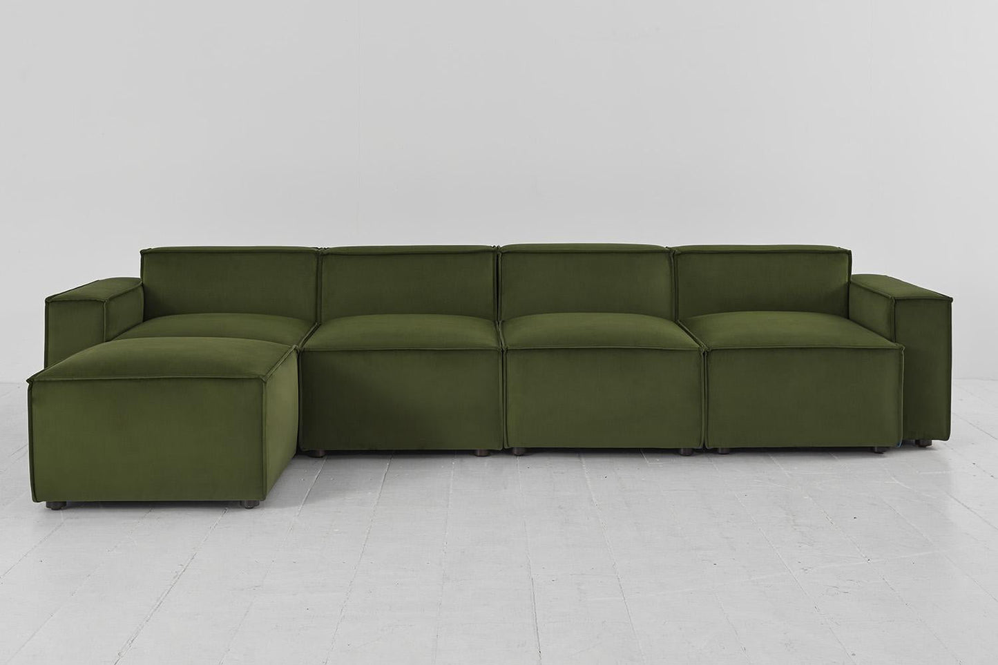 Viersitzer-Sofa Model 03 mit Chaiselongue links