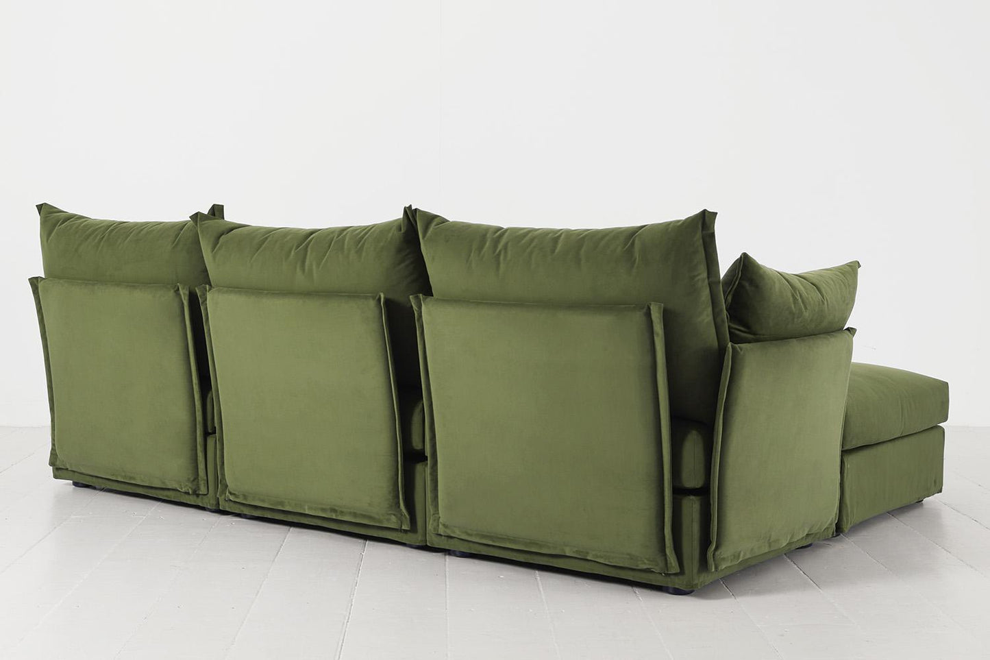 Dreisitzer-Sofa Model 06 mit Ecke links