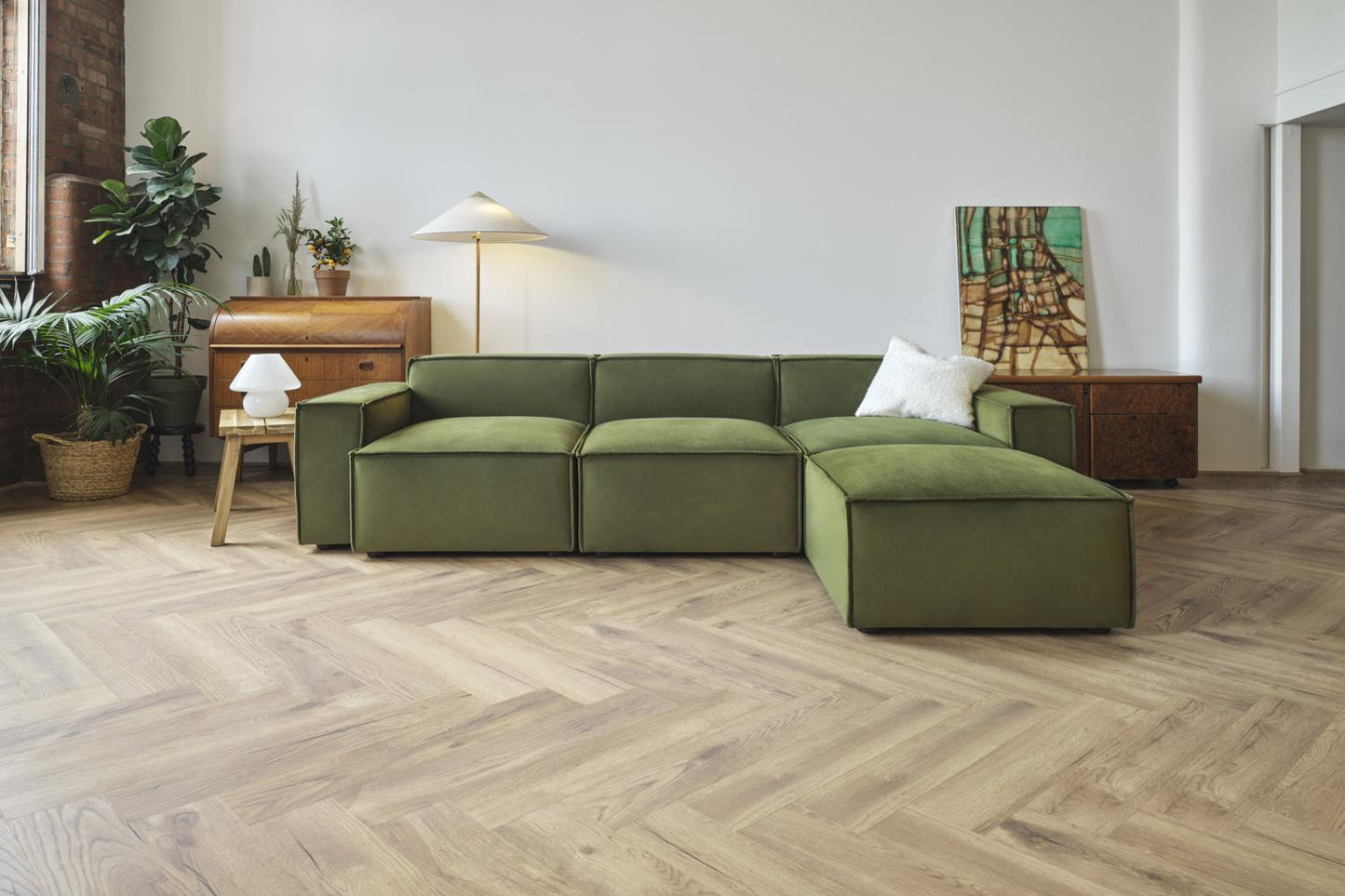 Model 03 3-Seater Right Chaise Sofa